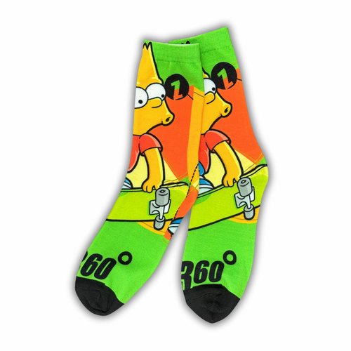 Bart Simpson Socks 360 Skateboard