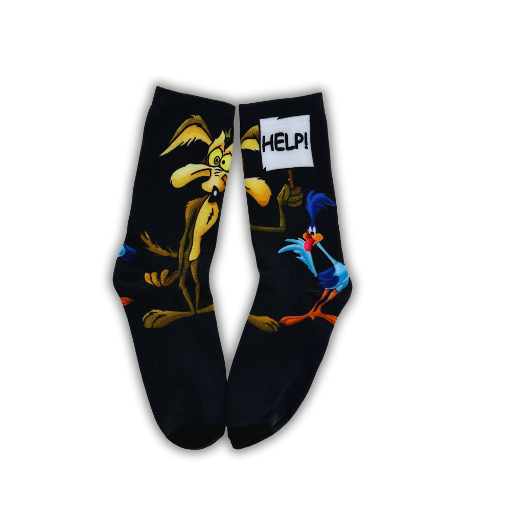 Coyotes & Road Runner - Crew Socks