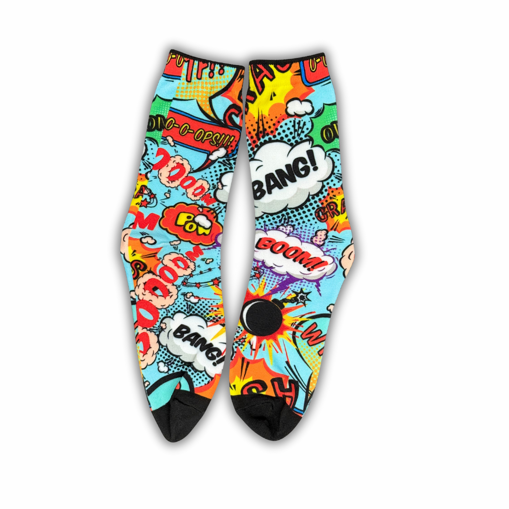 Explosive Graphic - Crew Socks