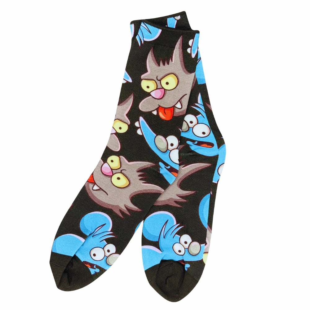 Itchy & Scratchy - Crew Socks
