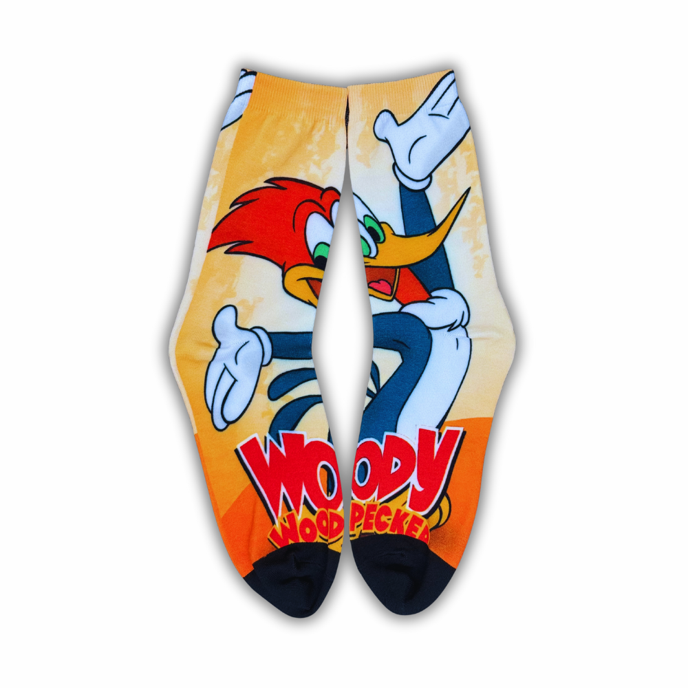 Woody Wood Pecker - Crew Socks