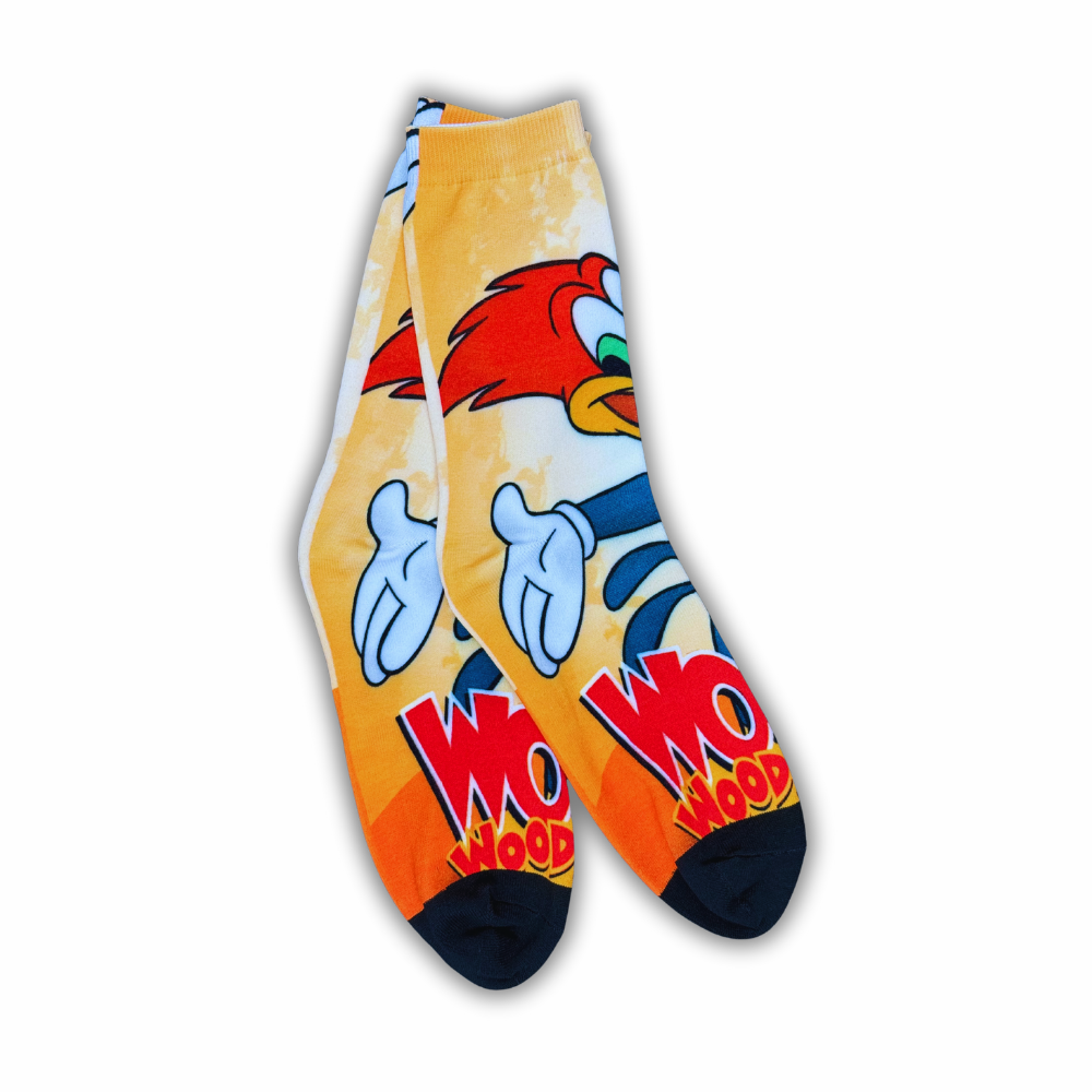 Woody Wood Pecker - Crew Socks