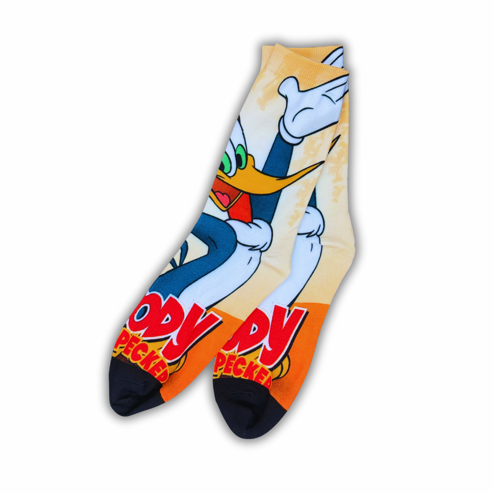 Woody Wood Pecker - Crew Socks